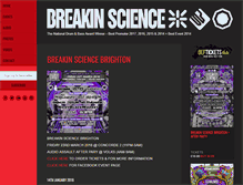 Tablet Screenshot of breakinscience.net